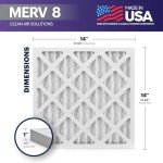 BNX TruFilter 14x14x1 MERV 8 Air Filters (6-Pack)