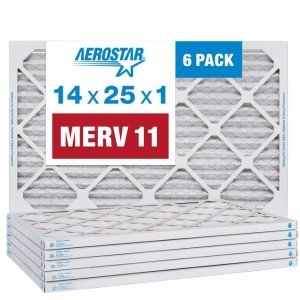 Aerostar 14x25x1 MERV 11 Air Filter Pack