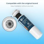 Crystala UKF8001 Refrigerator Water Filter 4-Pack