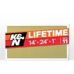 K&N Washable MERV 11 HVAC Air Filter 14x24x1