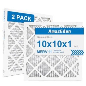 MERV 11 Pleated Air Filters, 2-Pack