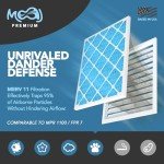 MERV 11 Pleated Air Filters 12x30x1 (6-Pack)