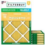 14x20x1 MERV 11 Air Filter 6-Pack