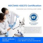 Waterdrop EDR4RXD1 Refrigerator Water Filter Replacement