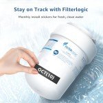 Filterlogic FL-RF13 Water Filter Replacement, 3 Pack