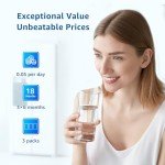 Filterlogic FL-RF13 Water Filter Replacement, 3 Pack