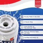 Clear Choice Replacement Water Filter for GE Refrigerators