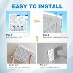 MERV 8 Pleated HVAC Air Filters (4-Pack)