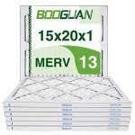15x20x1 MERV 13 Pleated Air Filters (6-Pack)