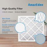 MERV 8 Pleated HVAC Air Filters (4-Pack)