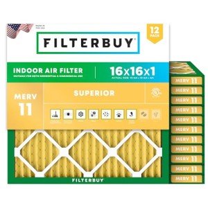 16x16x1 MERV 11 Allergen Defense Air Filters (12-Pack)