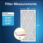 Filtrete 20x36 AC Furnace Air Filter, 6 Pack