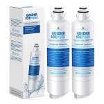 GOLDEN ICEPURE Refrigerator Water Filter Replacement 2-Pack