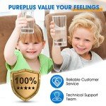 PUREPLUS Refrigerator Water Filter Compatible 2-Pack
