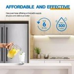 PUREPLUS Refrigerator Water Filter Compatible 2-Pack