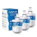 PUREPLUS Refrigerator Water Filter Replacement - 3 Pack