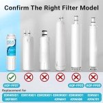 Aqua Crest Refrigerator Water Filter Replacement Pack of 3