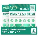 MERV 13 Air Filter 10x10x1 - 2-Pack