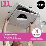 12x12x1 Merv 11 Air Filter, 6 Pack