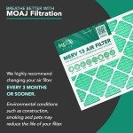 10x20x1 MERV 13 Air Filters - 2 Pack