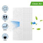 40 Pack 12x4 Air Vent Dust Filters