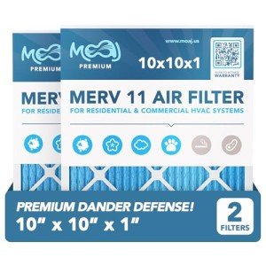 10x10x1 MERV 11 Air Filter 2-Pack