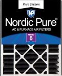 Nordic Pure 20x25x5 Carbon Air Filter MERV 8