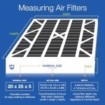 Nordic Pure 20x25x5 Carbon Air Filter MERV 8