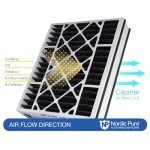 Nordic Pure 20x25x5 Carbon Air Filter MERV 8