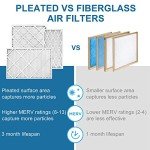LotFancy MERV8 12x24 Air Filter 4-Pack