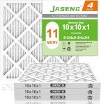 MERV 11 10x10x1 Air Filters – 4 Pack