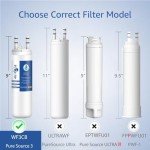 4U PURE Replacement Water Filters for Refrigerators - 3 Pack