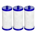 EcoAqua WF1CB Water Filter Replacement Pack of 3