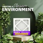 10x10x1 MERV 13 Pleated Air Filters - 2-Pack