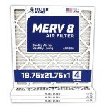 Filter King 19.75"x21.75" MERV 8 Air Filters 4-Pack