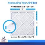 Filter King 10x15x1 MERV 8 Air Filters - 4-Pack