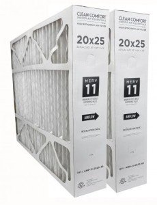 Clean Comfort 20" x 25" x 4.5" Filter 2-Pack