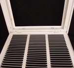 36" x 18" White Steel Air Filter Grille
