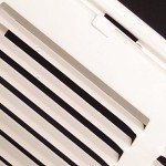 36" x 18" White Steel Air Filter Grille
