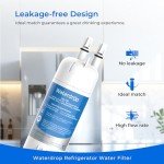Waterdrop EDR1RXD1 Refrigerator Water Filter - 2 Pack
