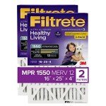 Filtrete SlimFit 16x25x4 Air Filters, 2-Pack