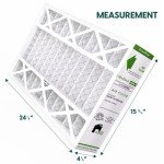 EconoHome 16x25x4 Pleated Air Filter, MERV 11