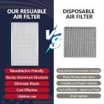 Demiwise 16x25x4 Washable Electrostatic Air Filter