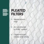 EconoHome 16x25x4 Pleated Air Filter, MERV 11