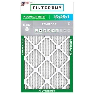 16x25x1 MERV 8 Dust Defense Air Filter