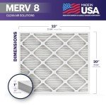 BNX TruFilter 20x23x1 MERV 8 Air Filters (4-Pack)