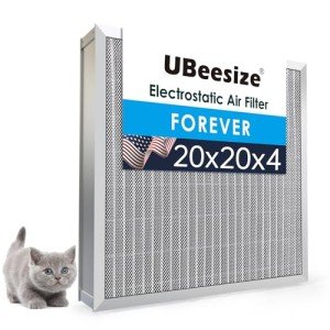 UBeesize Reusable Electrostatic Air Filter 20x20