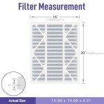 Maycold 16x20x4 MERV 8 Air Filters (2-Pack)