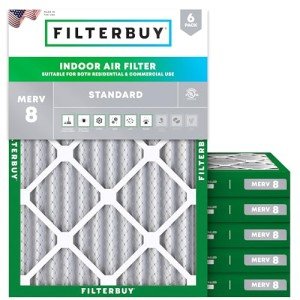 18x25x2 MERV 8 Air Filters (6-Pack)