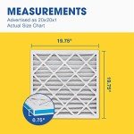 Aerostar 20x20x1 MERV 13 Pleated Air Filters